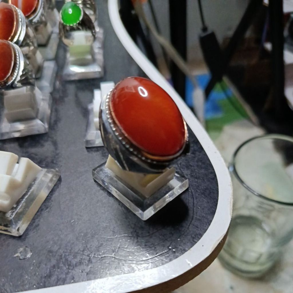 pandan merah sisik betok ring monel