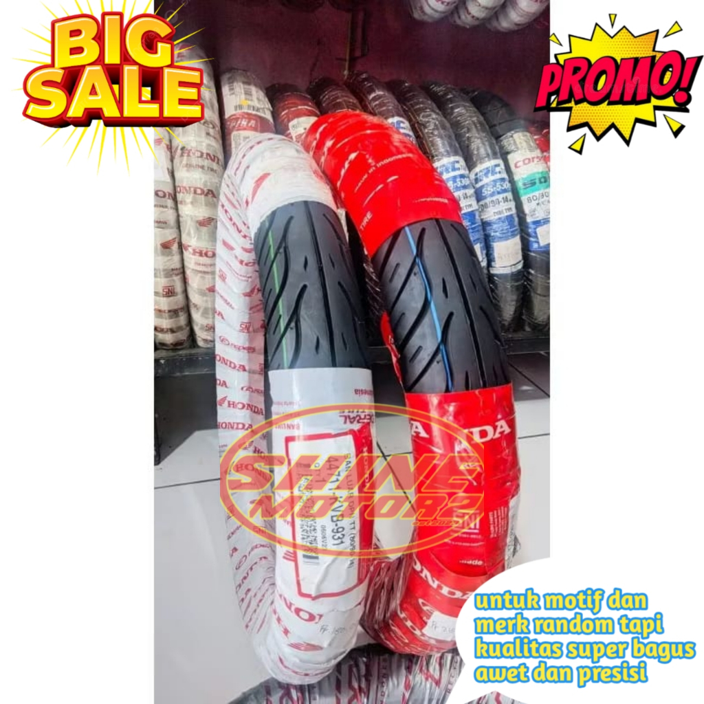 Murah!! Ban Federal sepasang untuk beat vario genio ring 14 tubeles ukuran 80/90 90/90 70/90