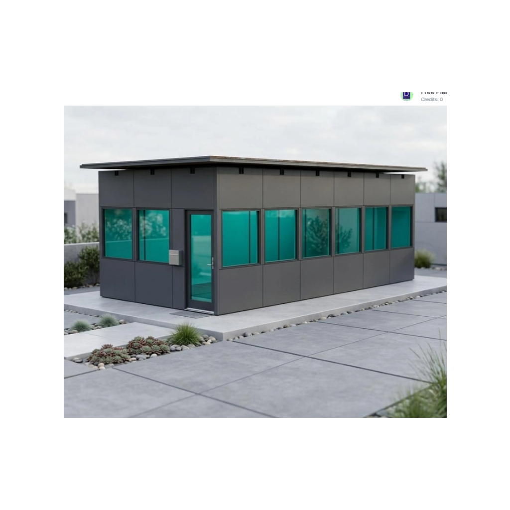 Rumah Kontainer Panel - Eco resort - Cafe Box - Coffe Box - EPS Sandwich Panel (Expanded Polystyrene