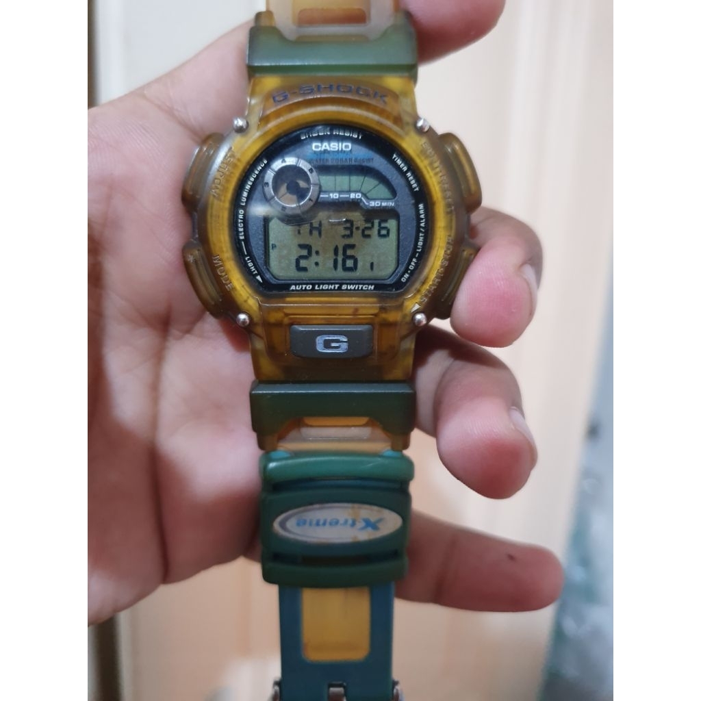 jam fangan second g-shok DW-9000 FUL ORIGINAL