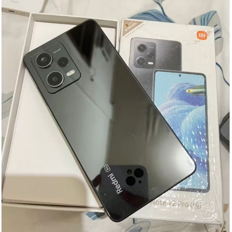 Jual HP Xiaomi Redmi Note 12 pro 5g 8/256gb SECOND