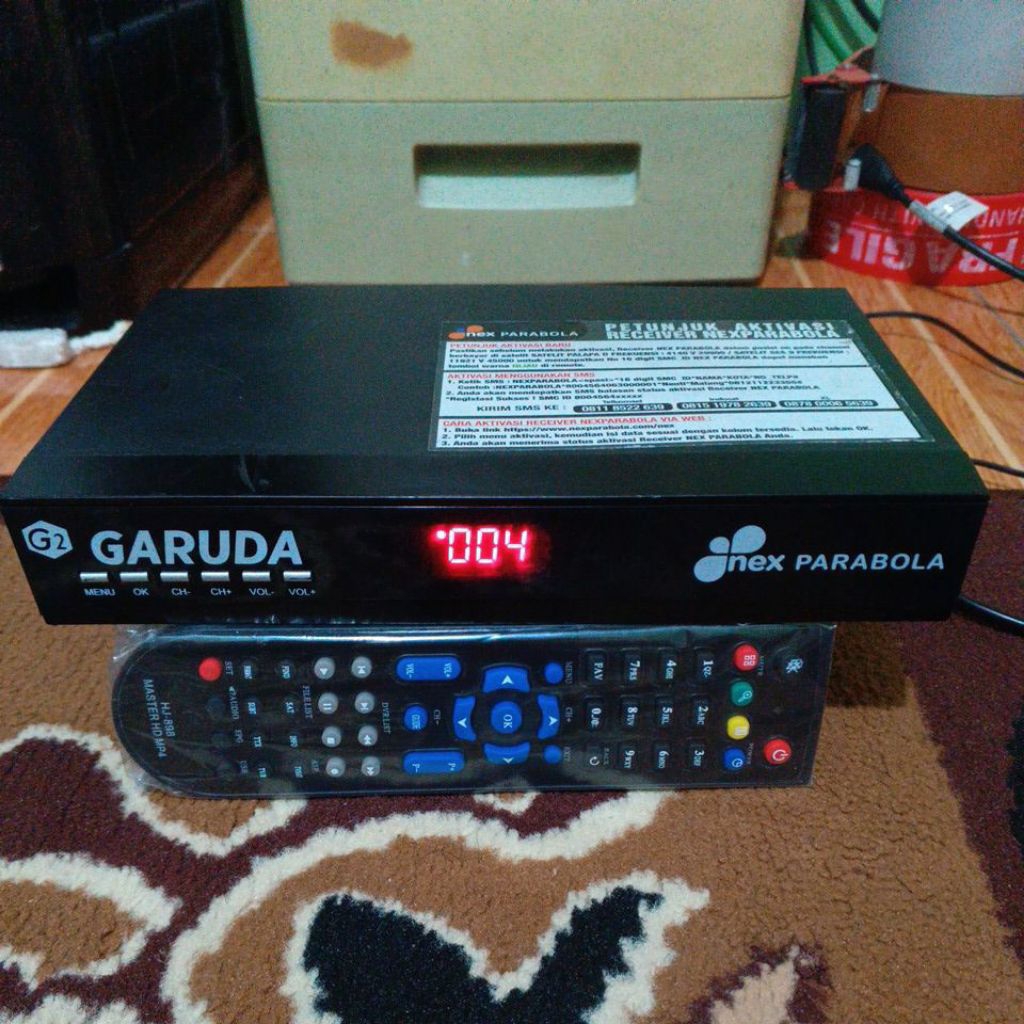 NEX PARABOLA G2 MINUS ID ERROR