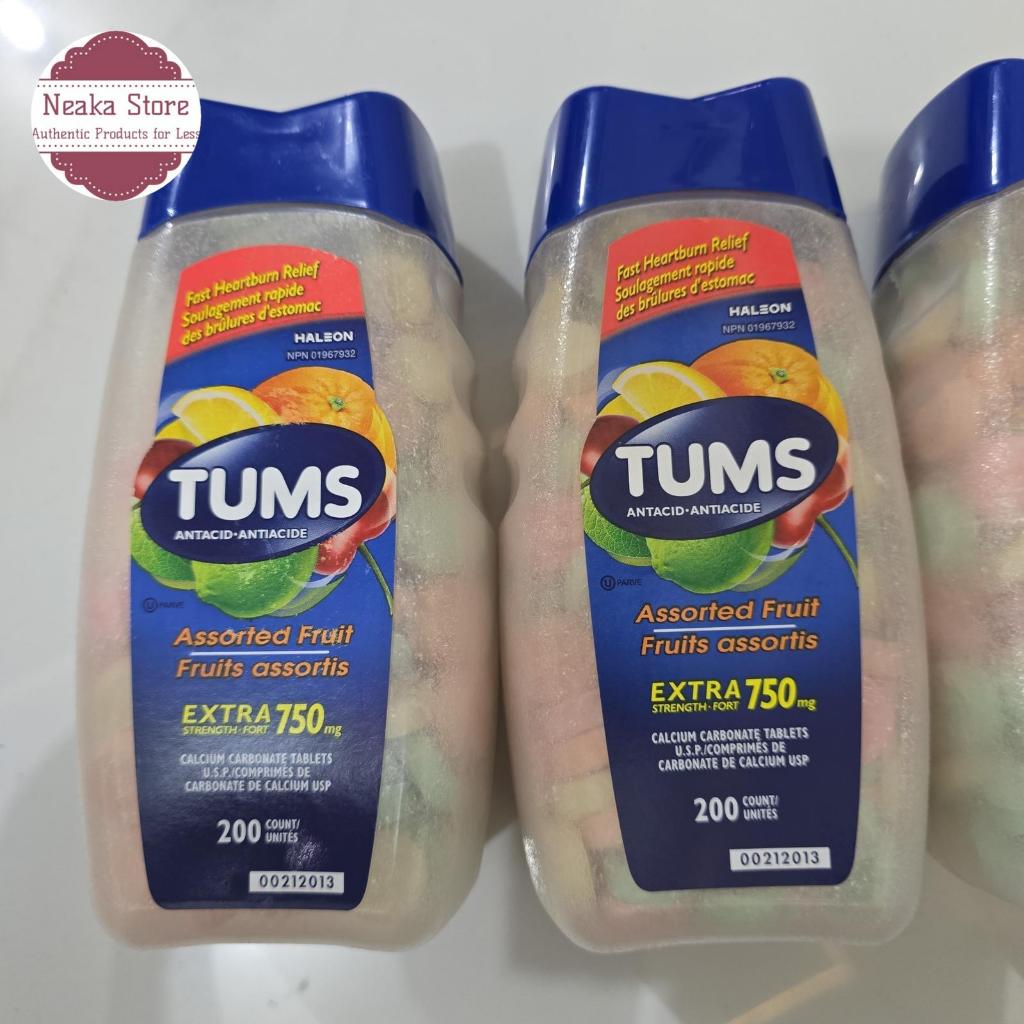 TUMS antiacid ultra 750 mg isi 200 tablet - utk maag