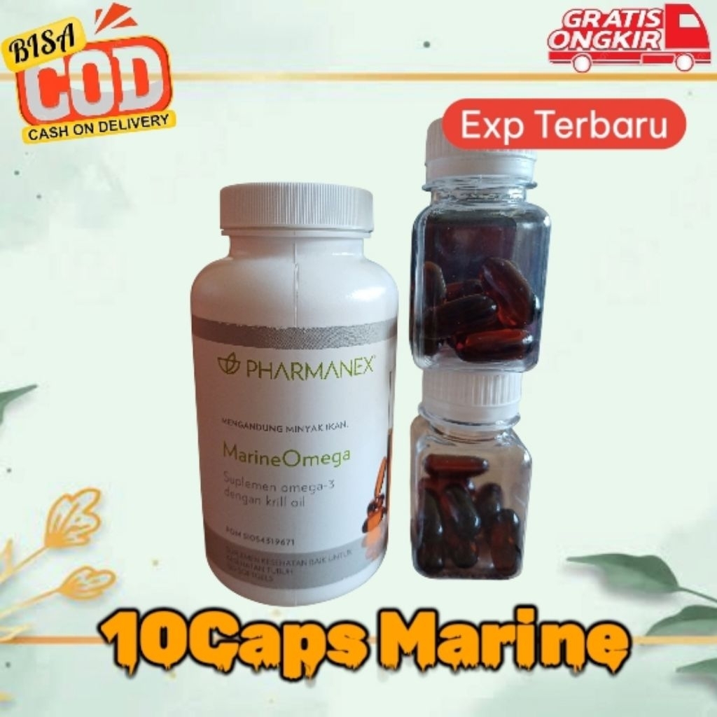 10 Capsul Marine Omega Original Ed 2027