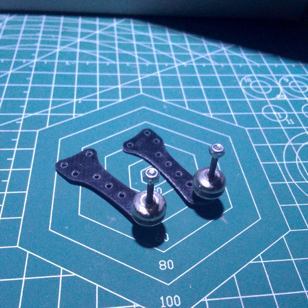 FRP SIDE + MASS DAMPER SILVER TAMIYA