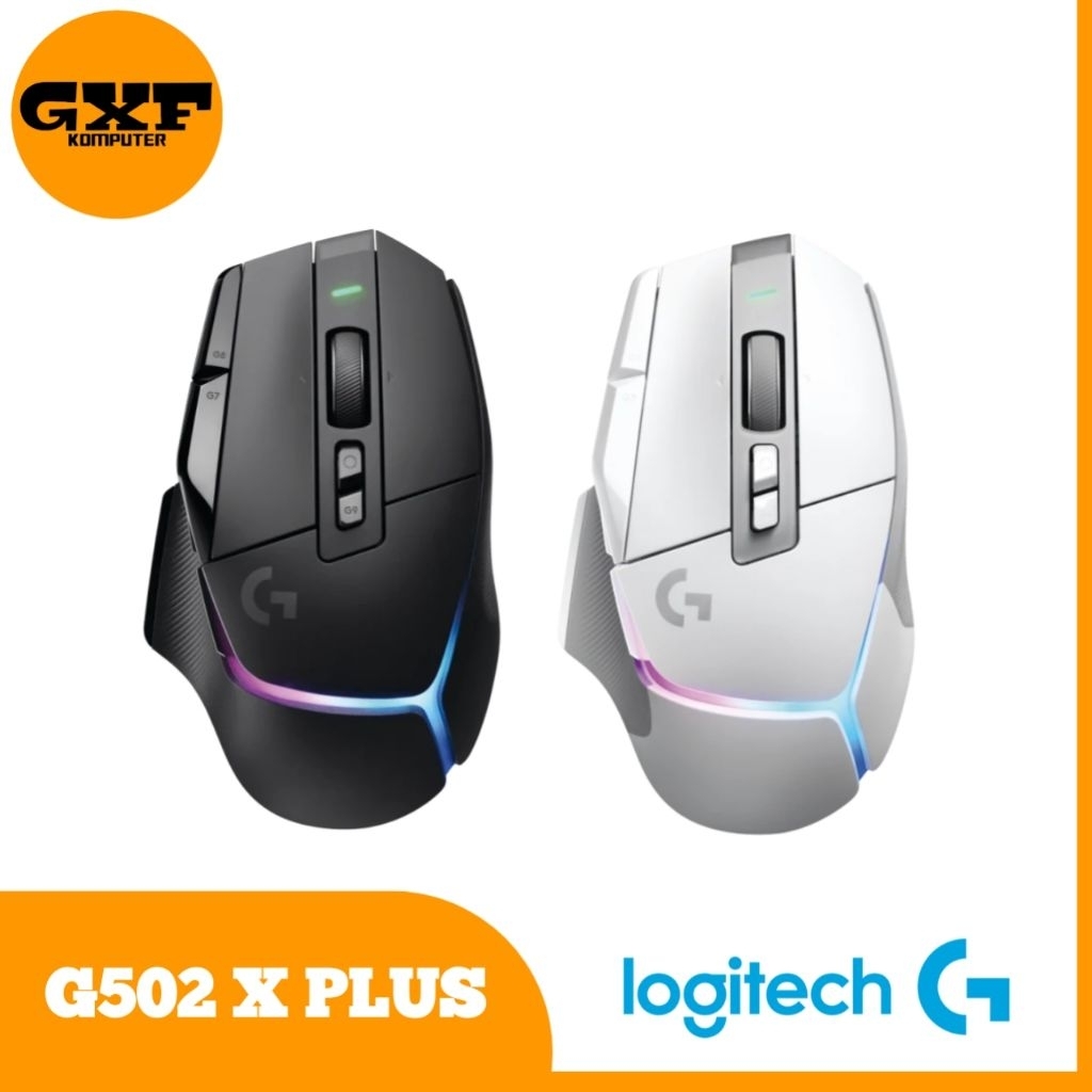 Logitech G502 X Plus Mouse Gaming Wireless RGB HERO 25K DPI