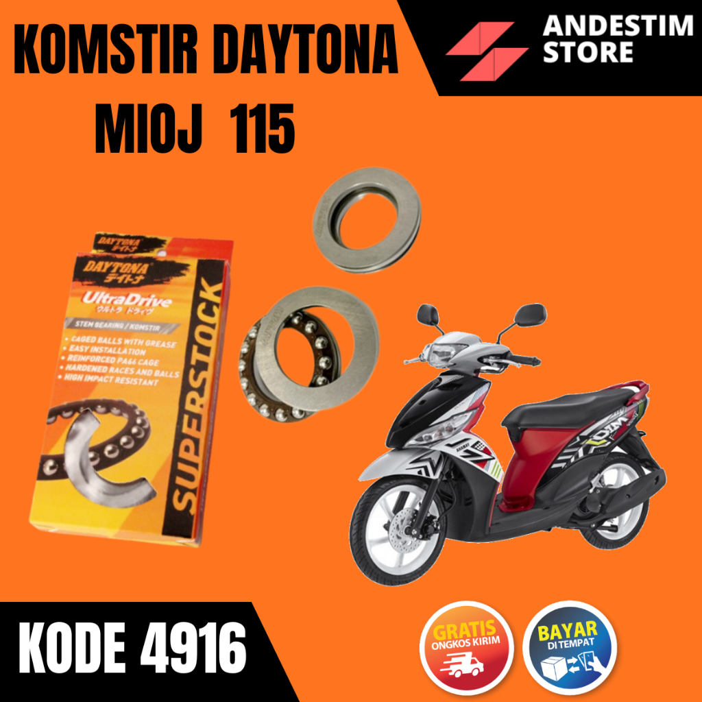 Komstir Daytona Racing Yamaha Mio J 115 original 4916