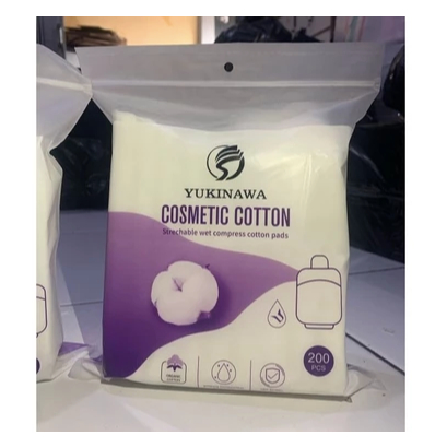 [AE] KAPAS WAJAH YUKINAWA | Yukinawa Cutton Pad/Kapas Wajah Merk Yukinawa 200 pcs 100% kapas alami