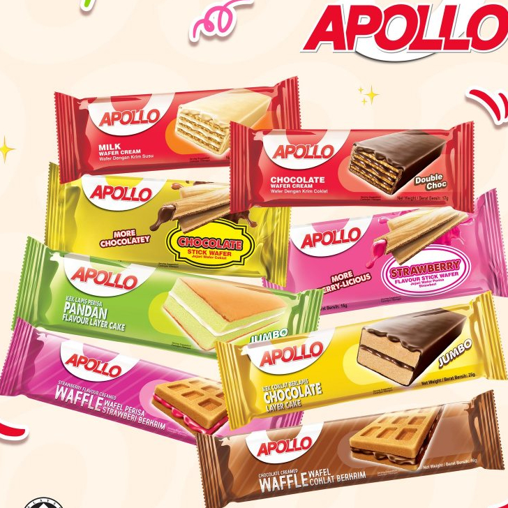 Apollo Wafer Malaysia Apollo Layer Cake Bolu Apollo Wafer Stick Chocolate Cream Milk