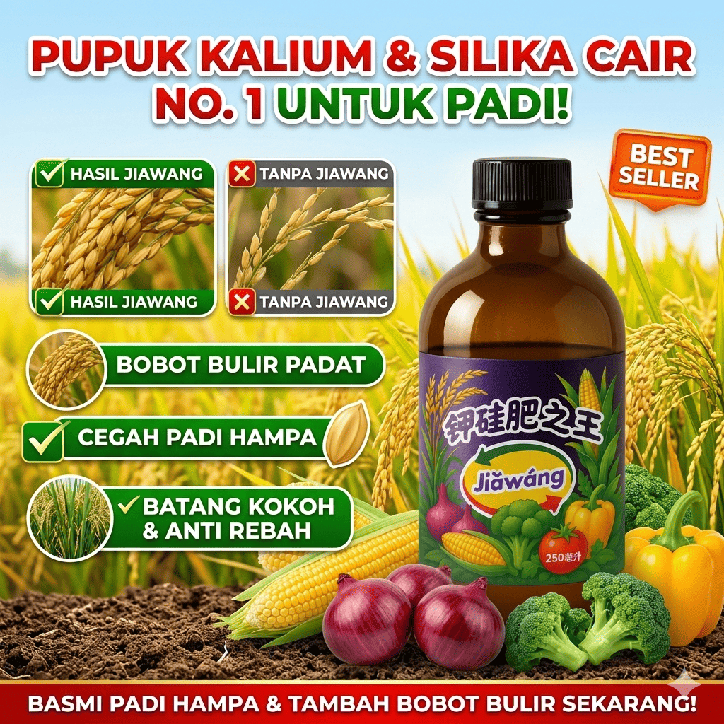 JIAWANG JIA WANG Rajanya Pupuk Kalium Silika Penambah Bobot Buah