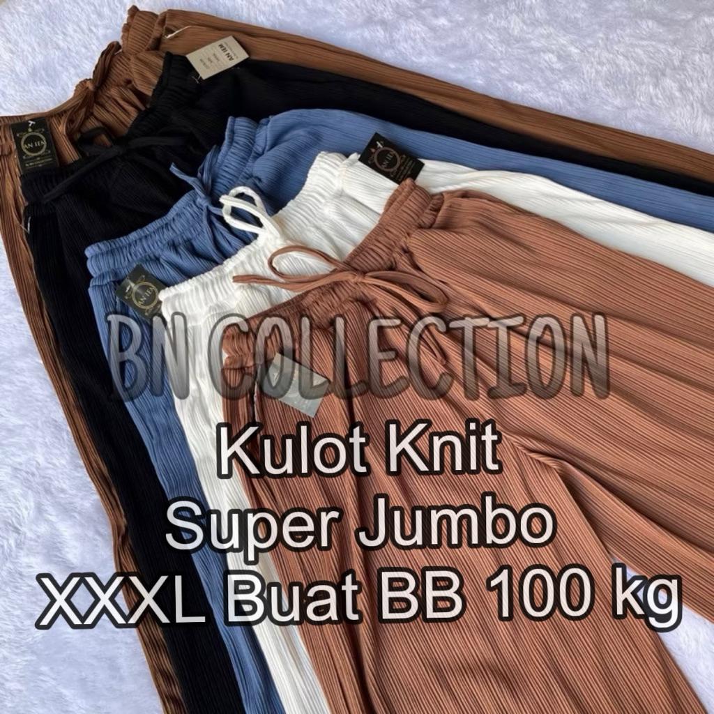 Celana Kulot Knit condru Super Jumbo/Kulot Ibu hamil