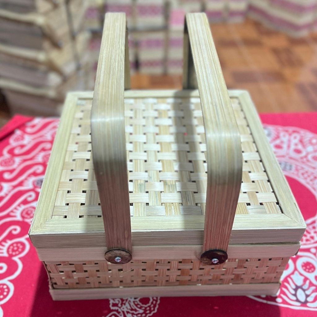 box hampers bambu/hantaran makanan