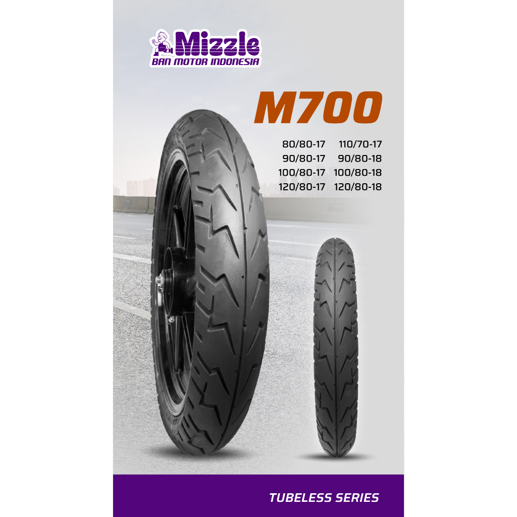 Ban Motor MIZZLE M700 Ring 17 (Tubeless)