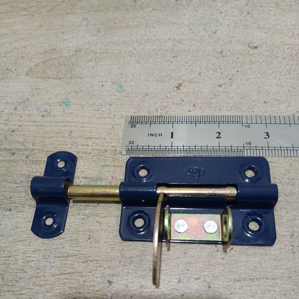 Grendel Tempat Gembok GTK 3 inci Biru Rush / Fit