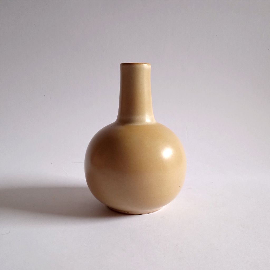 Antik Vintage Porselen Cina Guci Obat T. 14cm Utuh Tua Layak Koleksi