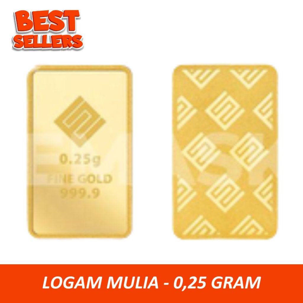 Emas - Logam Mulia - Ukuran 0,25 Gram
