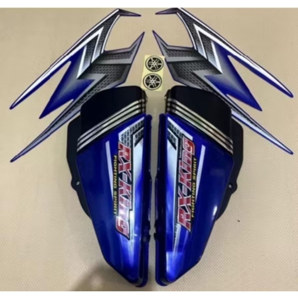 cover box rx king warna biru fullset striping tahun 2004 tepong aki rx king biru box aki rx king