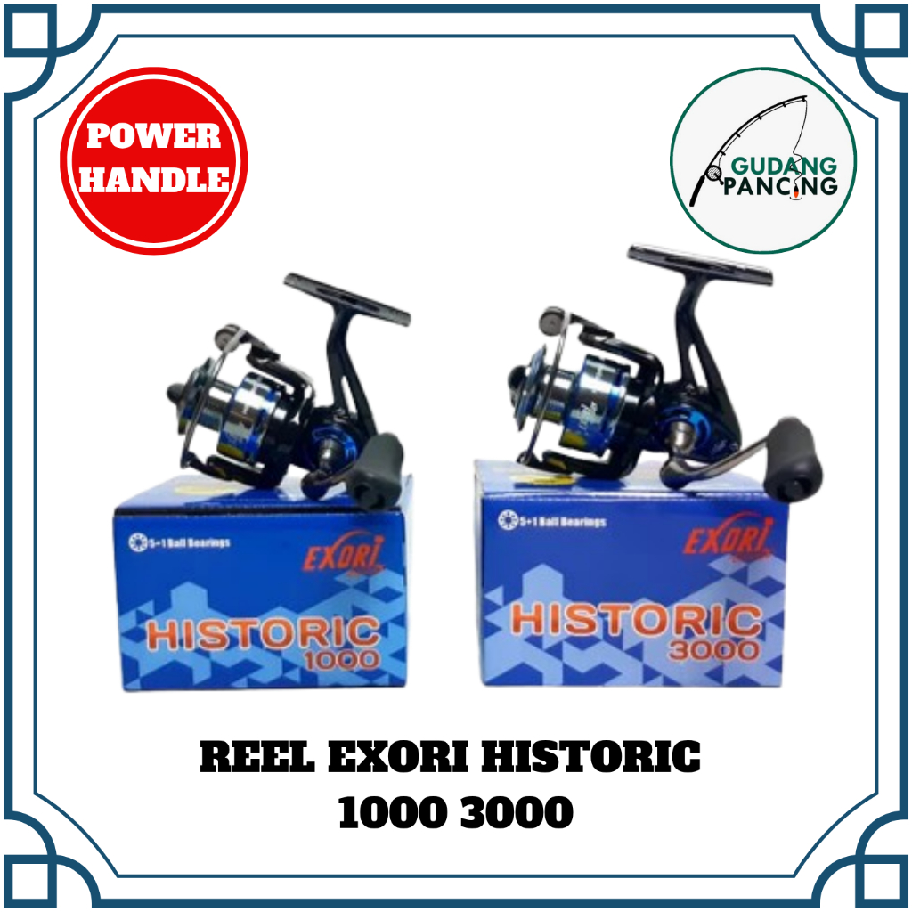 Reel Pancing Exori HISTORIC 1000 3000 - Power handle