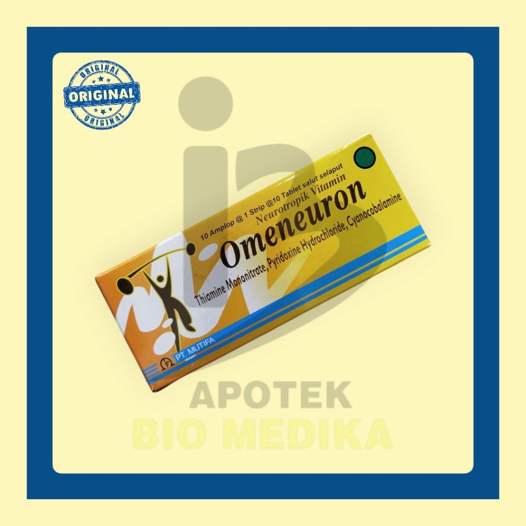 OMENEURON VITAMIN SYARAF BOX ISI 100 TAB