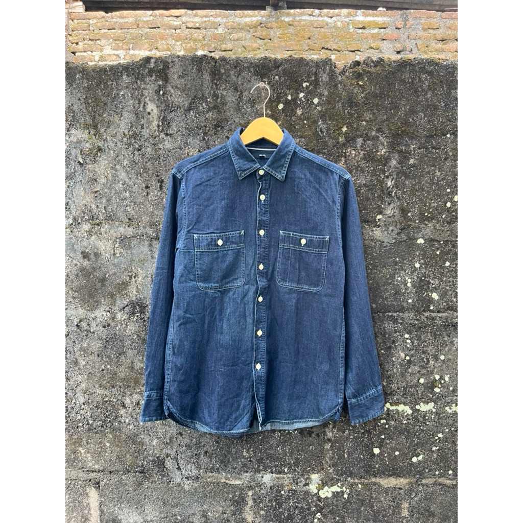 Uniqlo Work shirt Denim Selvedge Size M