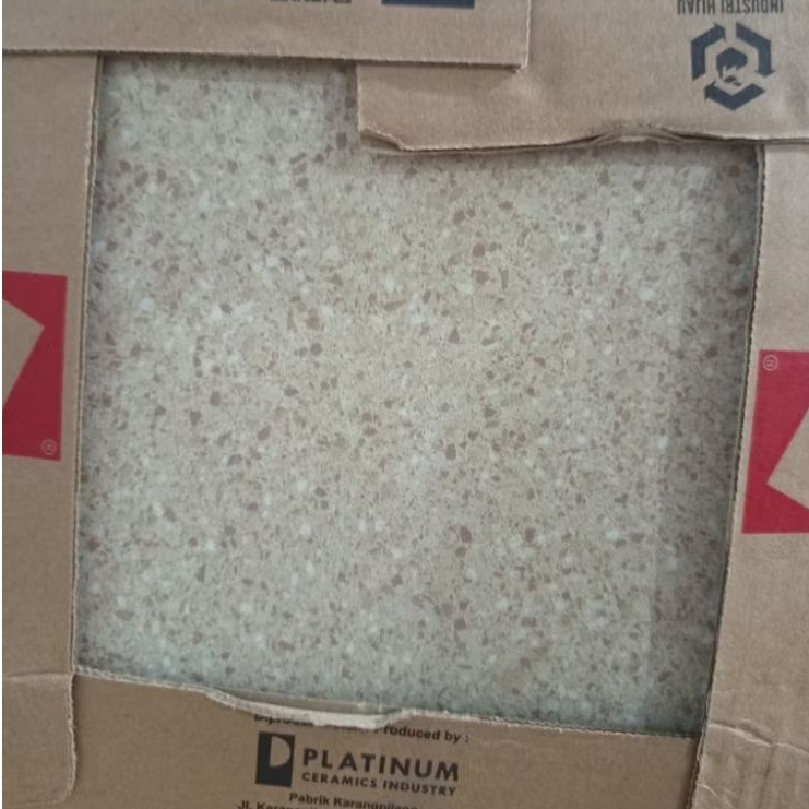 keramik asia tile 25x25 Roma Brown matte gliter B