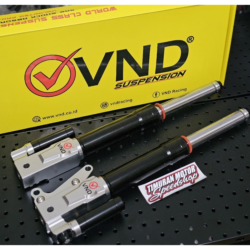 SHOCK DEPAN VND AK111 B1 MIO SPORTY - MIO SMILE SILVER BLACK
