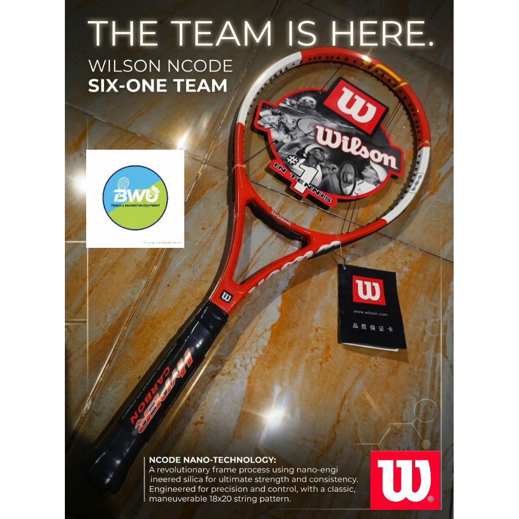 Raket Tenis WILSON nCode Six-One Team