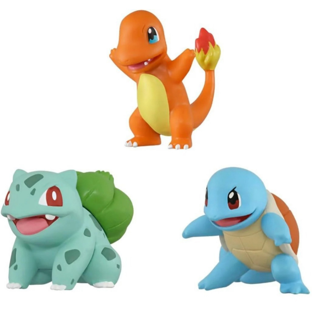 Moncolle Charmander Moncoole Bulbasaur Moncolle Squirtle Moncolle Charizard Moncolle Blastoise Monco