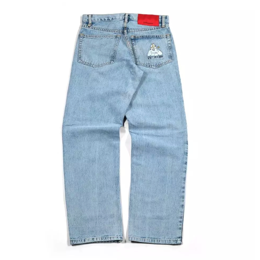 Denim Pant Delilla Wizard Light Blue Thanksinsomnia Unisex regular-fit Defect Size 32