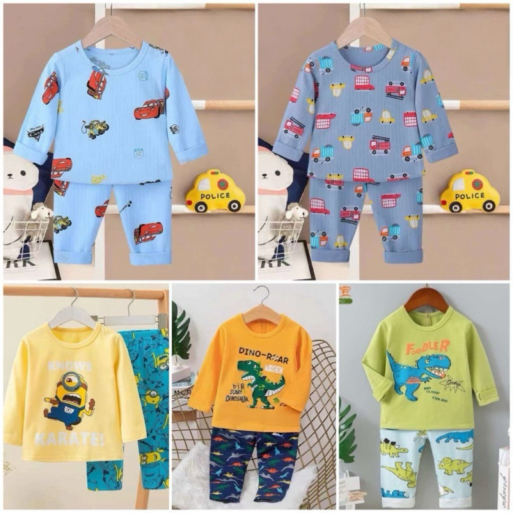 Piyama Anak Impor Lengan Panjang Ku bao Boy 10