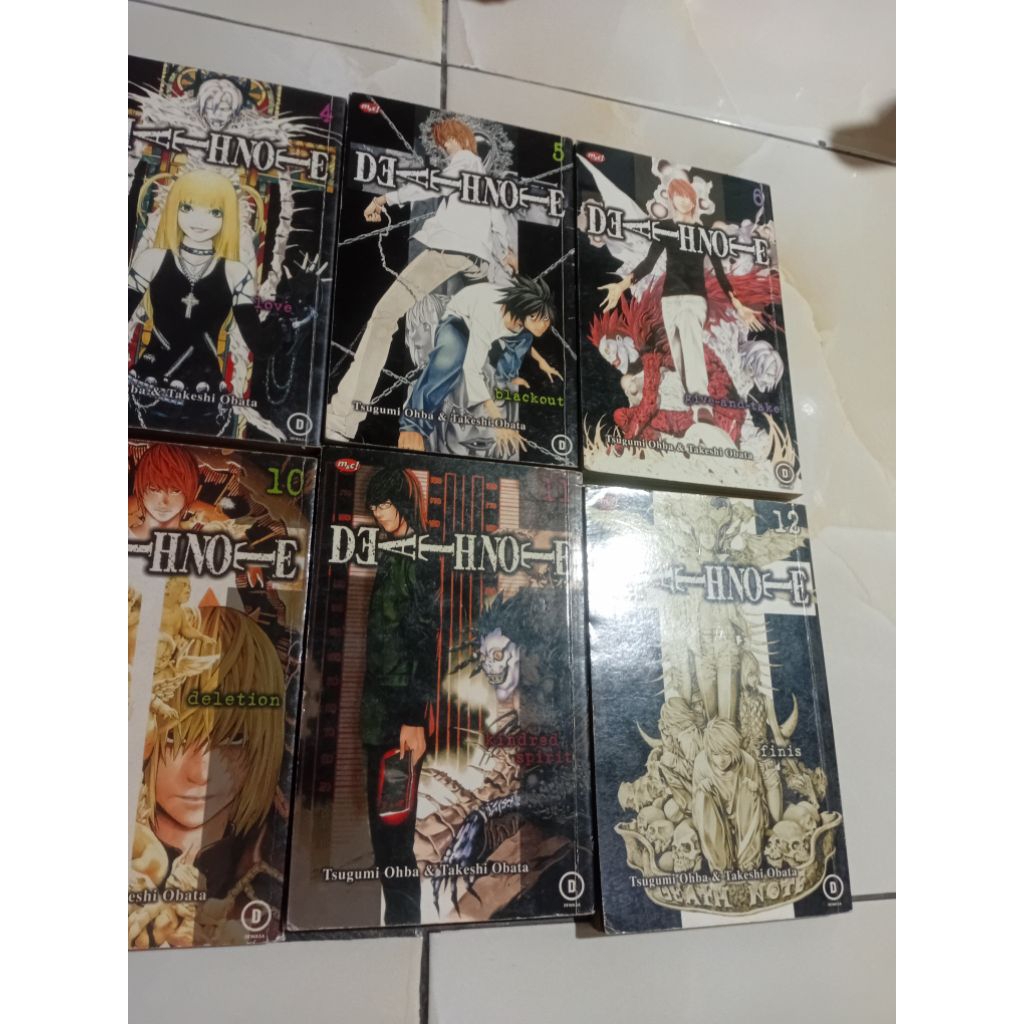 komik death note vol 1-12 end