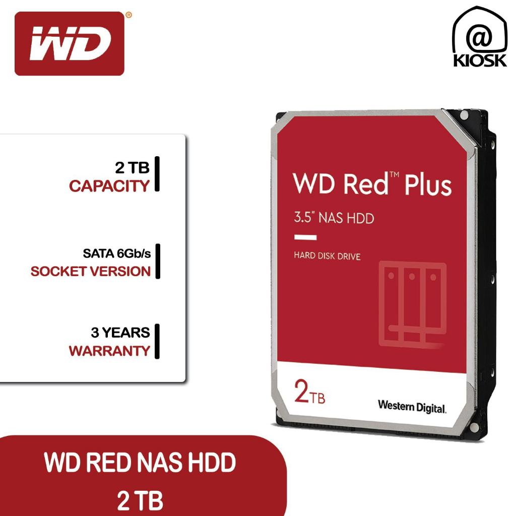 WD RED PLUS 2TB - NAS HDD - 3.5" PC SERVER HDD