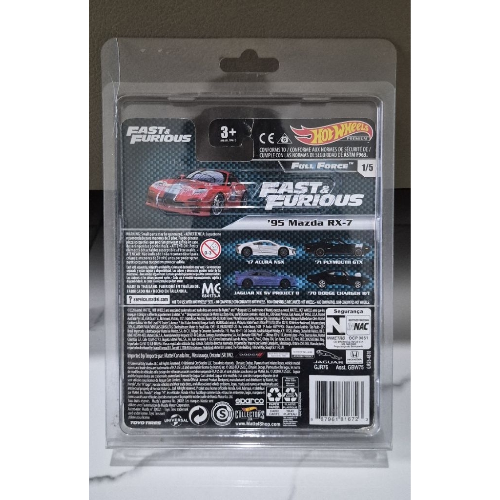 Hotwheels premium RX7 fast and furious