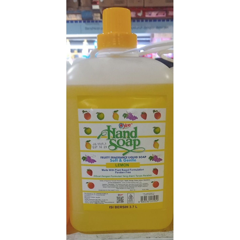 Yuri Hand Soap Lemon  3,7 Liter