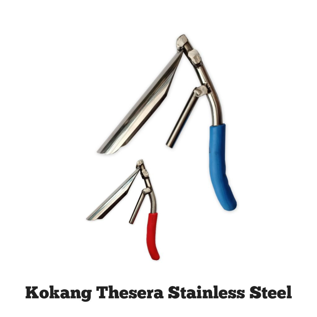 Kokang Thesera Stainless Steel / Alat Pengokang Thesera Anastesi Tanpa Jarum Stainless Steel