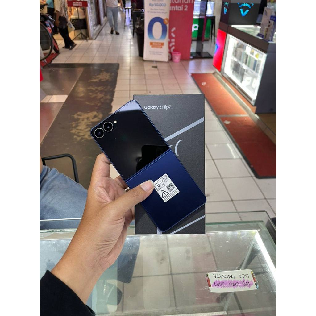 samsung z flip 7 12/256gb second resmi indonesia garansi on 2026