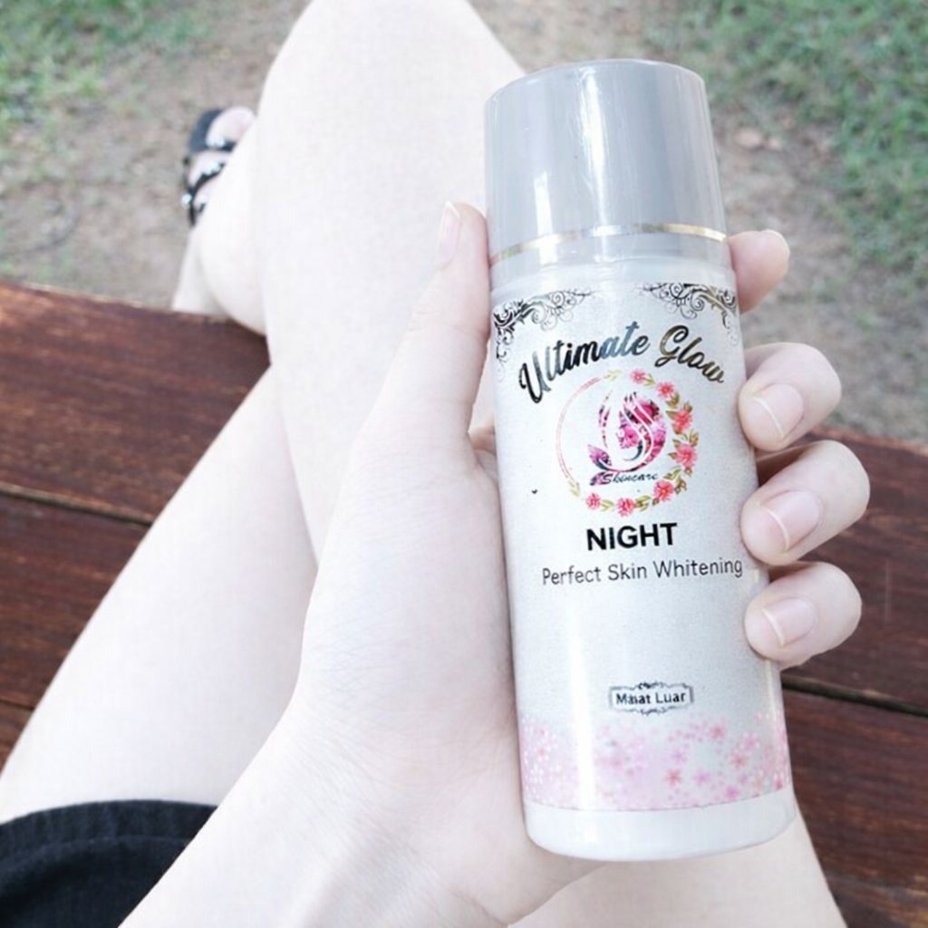 HB ULTIMATE GLOW NIGHT 8X DOSIS ORIGINAL - Lotion Malam Perawatan Tubuh
