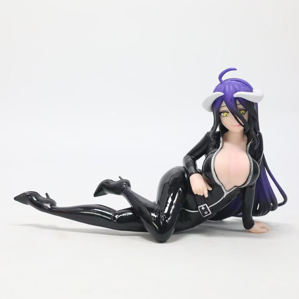 Action Figure Albedo Anime Overlord Berbaring