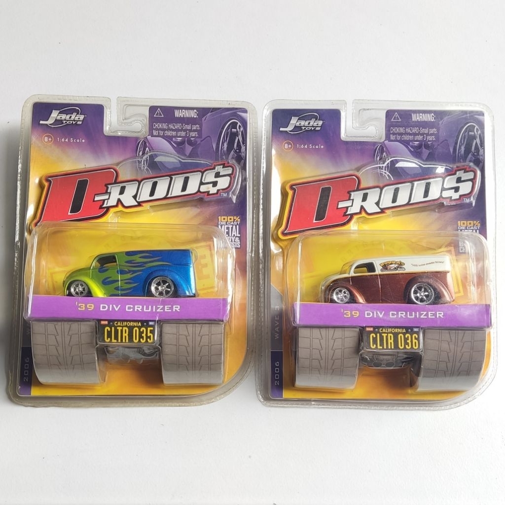 Jada Toys Diecast 39 Div Cruizer D-Rods Series Skala 1:64