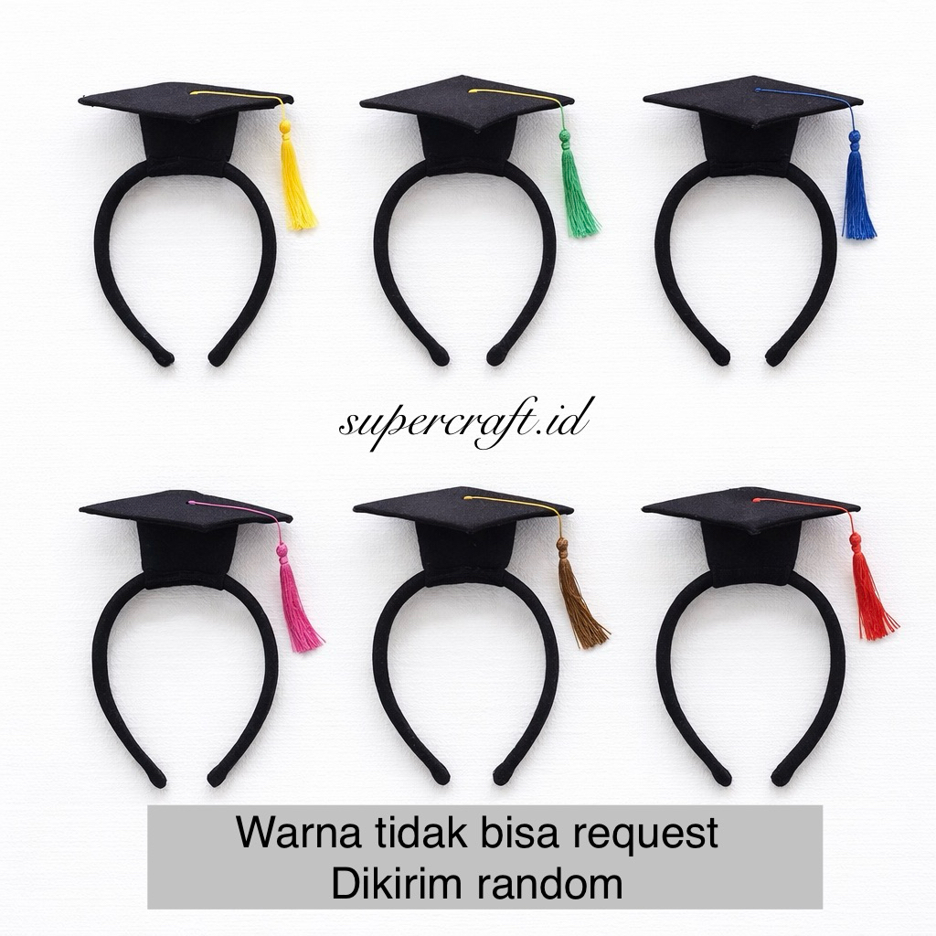 Bando Toga Wisuda Sarjana S1 Diploma Graduate Graduation Topi Toga Toga Anak TK Bando Kelulusan Band