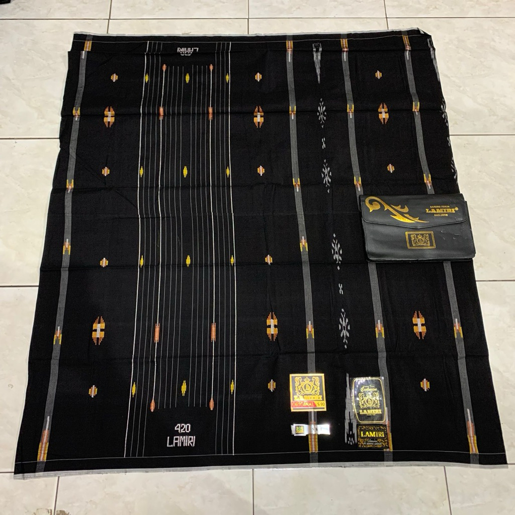 sarung tenun lamiri S-90 benang 420