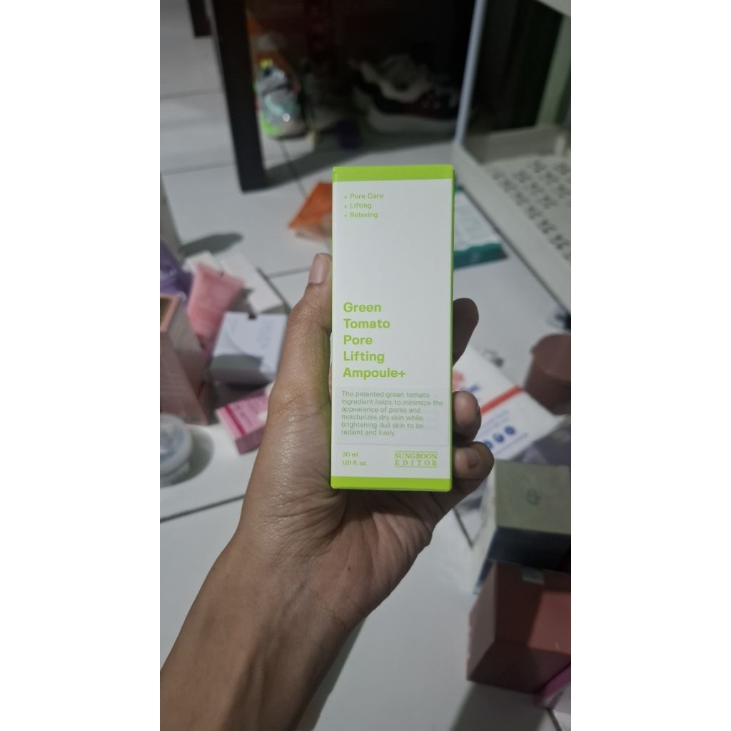 Jual - Sungboon Editor Green Tomato Pore Lifting Ampoule