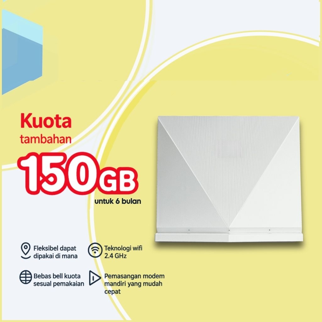 modem wifi 4G router simcard garansi resmi bonus kuota 25gb mifi modem portable