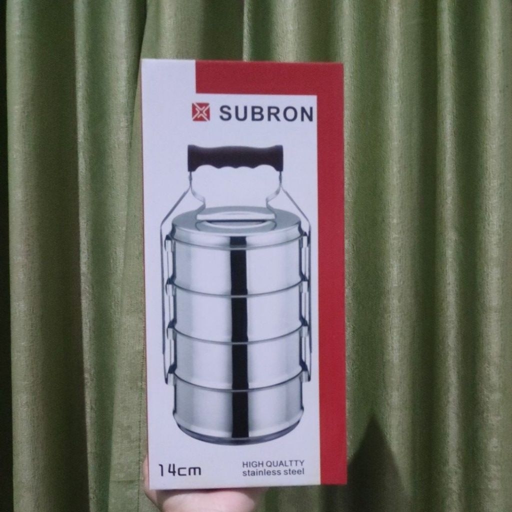 Rantang Stainless Susun 4 / rantang stainless 14cm