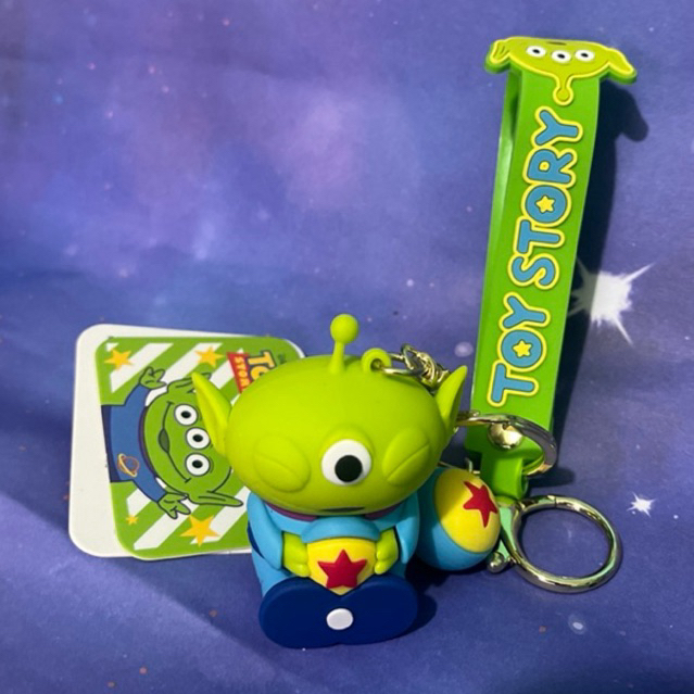 Aliens toy story key chain