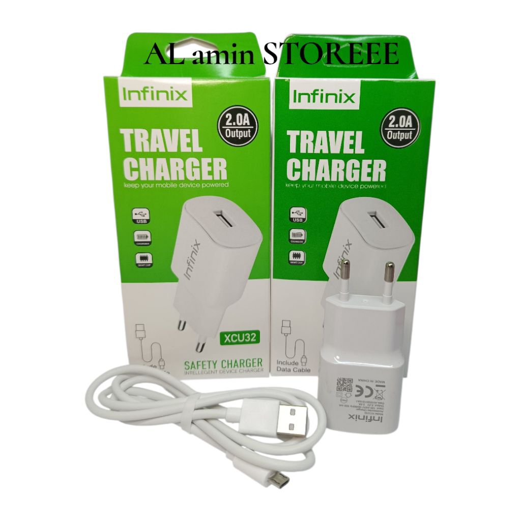 CAHRGER CASAN USB MICRO HADPONE HP INFINIX HOT 9 HOT 10 ORIGINAL