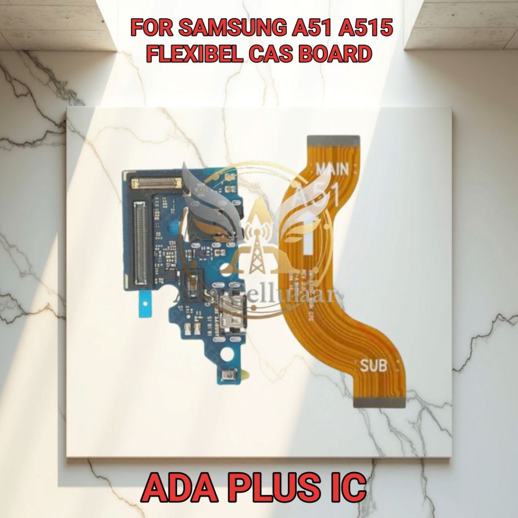 fleksibel bord+papan cas Samsung a51 1set +ic /1set CONECTOR CAS Samsung a51/a51f