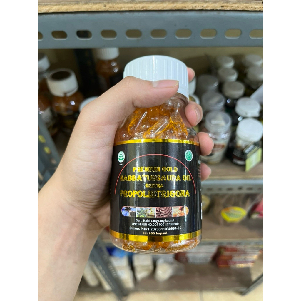 Habatusaudah propolis trigona 4in1 original 200 kapsul