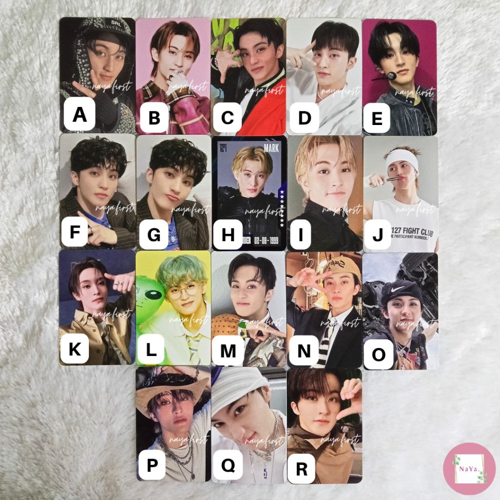 Photocard Official Mark Beat It Up, Season's Greetings, Back To The Future, The FirstFruit, SMTOWN, 