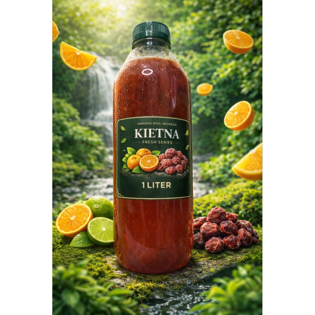 Kietna Fresh Series 1L Minuman Sehat Jeruk Songkit + Kiamboy | Daily Boost Badan Segar | Fresh Setia